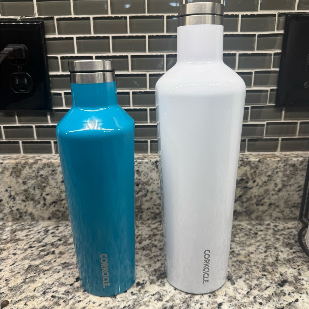 Corkcicle Blue and White Sport Canteen